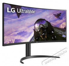 LG 34" 34WP65C-B QHD VA 21:9 160Hz ívelt kijelzős monitor Iroda és számítástechnika - Monitor - Monitor - 386092