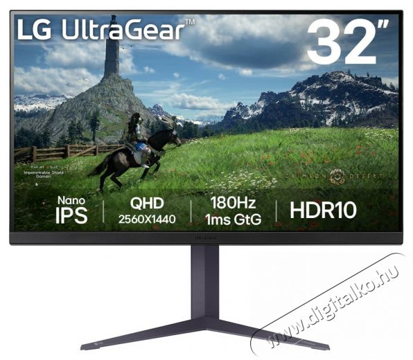 LG 32GS85Q-B.AEU Gaming monitor Iroda és számítástechnika - Monitor - Monitor - 500943
