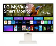 LG 31,5 32SR85U-W UHD IPS HDMI/USB/Bluetooth/AirPlay smart monitor Iroda és számítástechnika - Monitor - Monitor - 514829