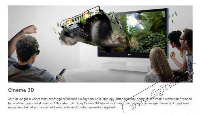 LG 47LW5590 Telev&iacute;zi&oacute;k - LED telev&iacute;zi&oacute; - 720p HD Ready felbont&aacute;s&uacute; - 253587