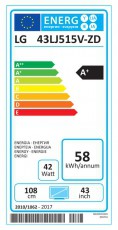 LG 43LJ515V Full HD LED televízió Televíziók - LED televízió - 1080p Full HD felbontású - 320334