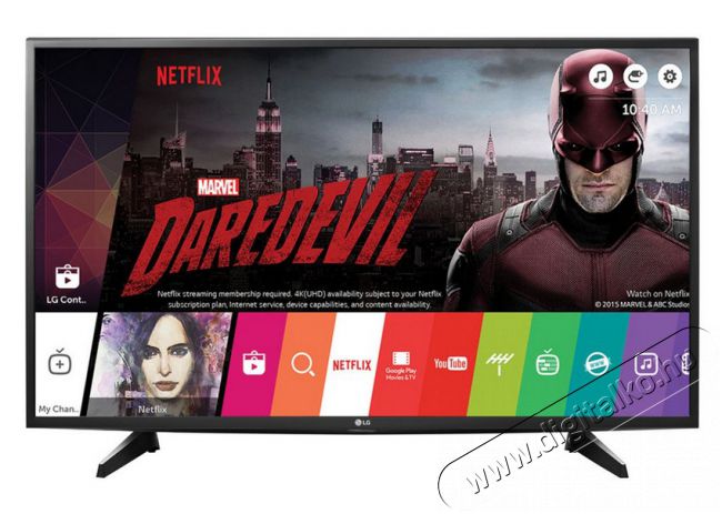 LG 43UH6107 Ultra HD televízió Televíziók - LED televízió - UHD 4K felbontású - 303216