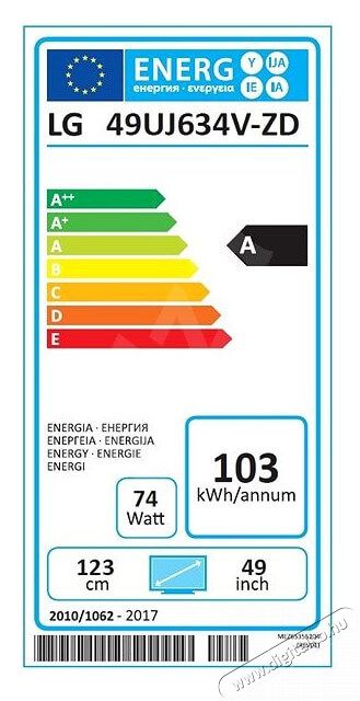 LG 49UJ634V Ultra HD Smart LED televízió Televíziók - LED televízió - UHD 4K felbontású - 320341