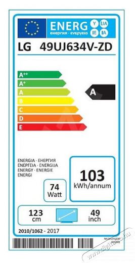 LG 49UJ634V Ultra HD Smart LED televízió Televíziók - LED televízió - UHD 4K felbontású - 320341