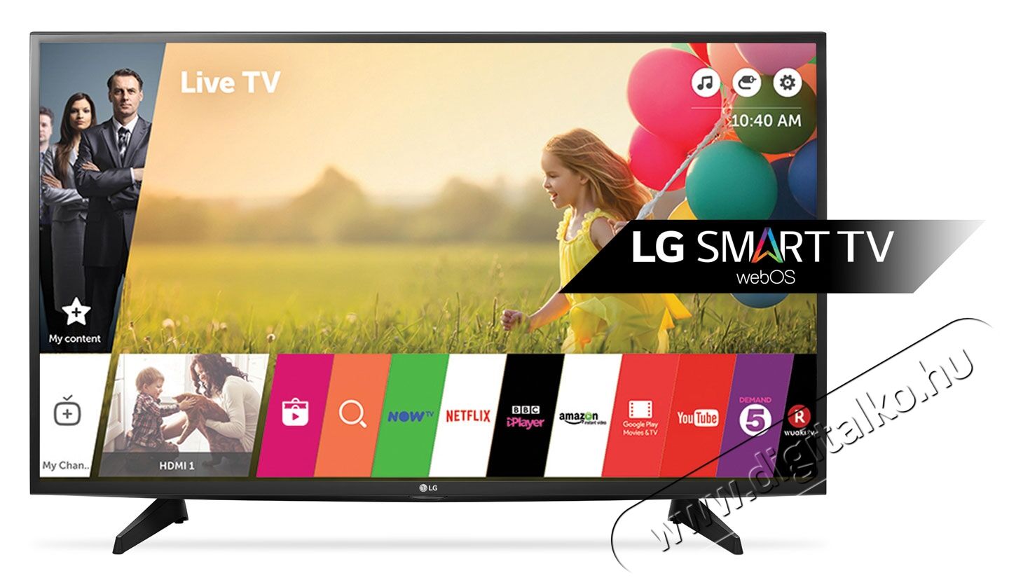 LG 49LH590V Full HD Smart LED televízió Televíziók - LED televízió - 1080p Full HD felbontású - 303330