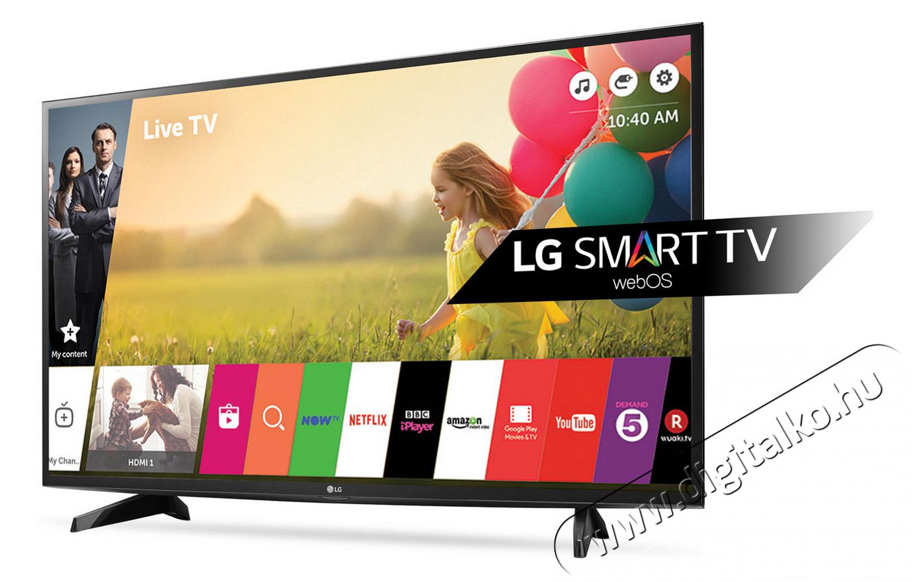 LG 49LH590V Full HD Smart LED televízió Televíziók - LED televízió - 1080p Full HD felbontású - 303330