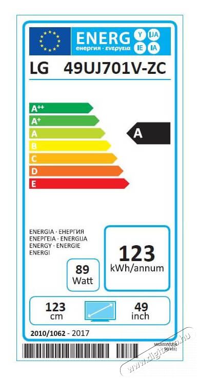 LG 49UJ701V Ultra HD Smart LED televízió Televíziók - LED televízió - UHD 4K felbontású - 320342