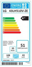 LG 43LH510V LED televízió Televíziók - LED televízió - 1080p Full HD felbontású - 303213