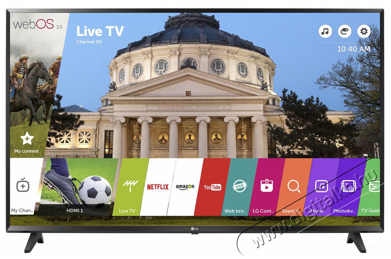 LG 49LJ594V Full HD Smart LED televízió Televíziók - LED televízió - 1080p Full HD felbontású - 320339
