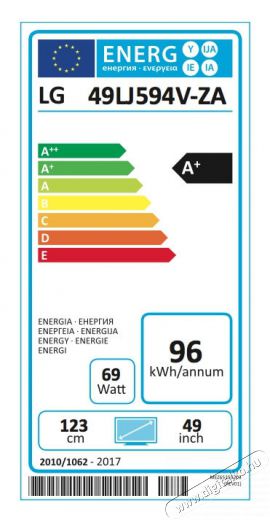LG 49LJ594V Full HD Smart LED televízió Televíziók - LED televízió - 1080p Full HD felbontású - 320339