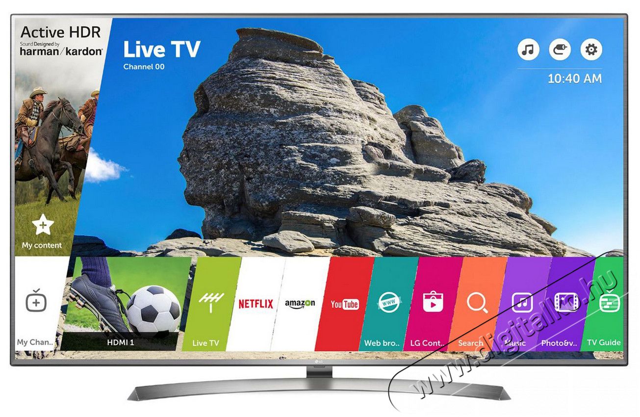LG 49UJ701V Ultra HD Smart LED televízió Televíziók - LED televízió - UHD 4K felbontású - 320342