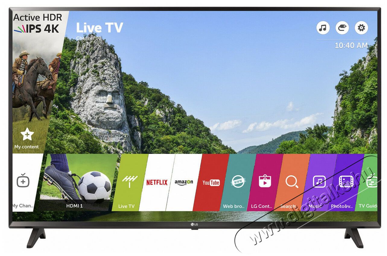 LG 43UJ6307 Ultra HD Smart LED televízió Televíziók - LED televízió - UHD 4K felbontású - 320338