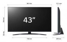 LG 43UR81003LJ UHD SMART LED TV Televíziók - LED televízió - UHD 4K felbontású - 476960