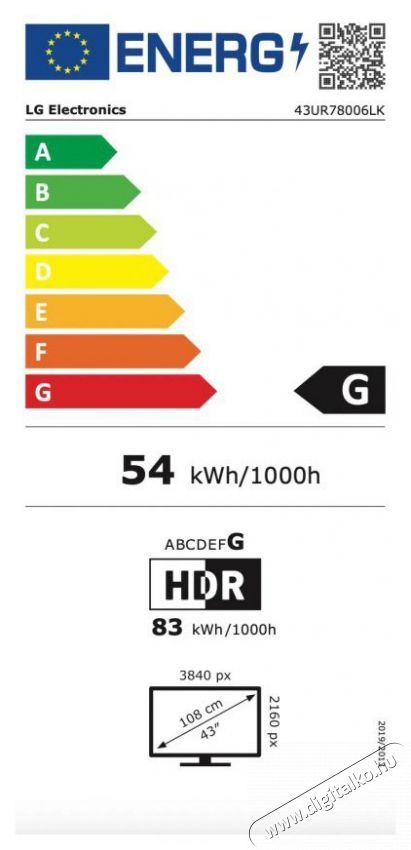 LG 43UR78006 Telev&iacute;zi&oacute;k - LED telev&iacute;zi&oacute; - UHD 4K felbont&aacute;s&uacute; - 505901