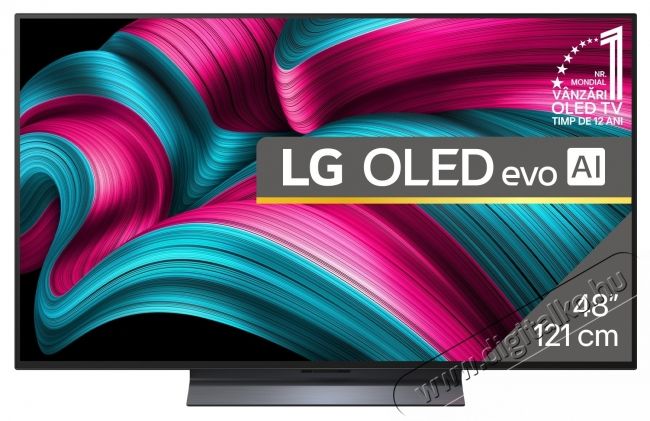 LG 48C52LA OLED evo telev&iacute;zi&oacute;, 121 cm, Smart, 4K Ultra HD, 100 Hz, G energiaoszt&aacute;ly (2025-&ouml;s modell) Telev&iacute;zi&oacute;k - LED telev&iacute;zi&oacute; - UHD 4K felbont&aacute;s&uacute; - 535414