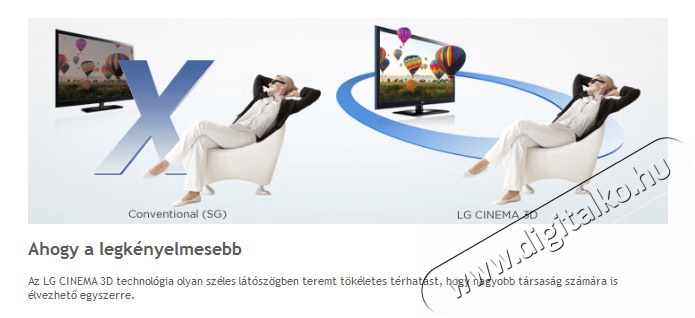 LG 55LW5500 Telev&iacute;zi&oacute;k - LED telev&iacute;zi&oacute; - 720p HD Ready felbont&aacute;s&uacute; - 252685