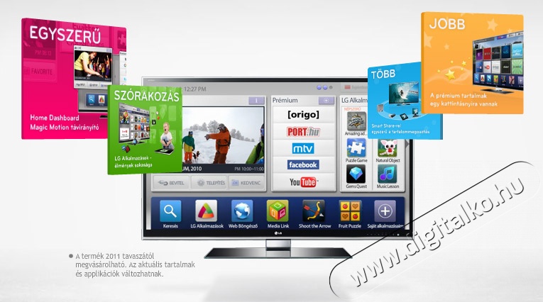 LG 55LW5500 Telev&iacute;zi&oacute;k - LED telev&iacute;zi&oacute; - 720p HD Ready felbont&aacute;s&uacute; - 252685