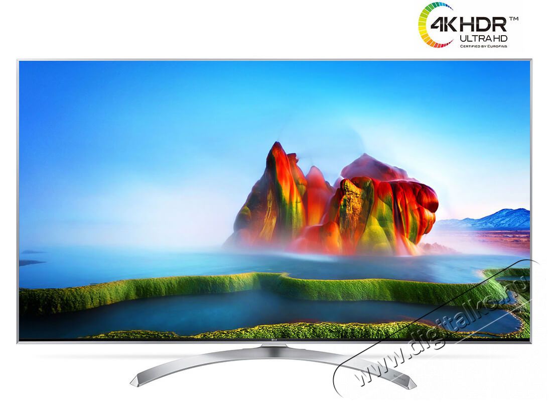 LG 55SJ810V SUPER Ultra HD Smart LED televízió Televíziók - LED televízió - UHD 4K felbontású - 325256