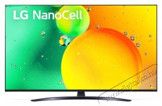 LG 55NANO763QA 4K, LED, Smart televízió Televíziók - LED televízió - UHD 4K felbontású - 398961