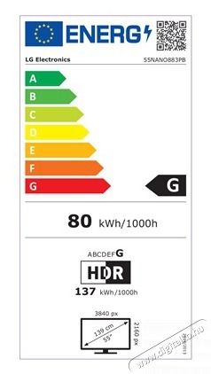 LG 55 55NANO883PB 4K UHD NanoCell Smart LED TV Telev&iacute;zi&oacute;k - LED telev&iacute;zi&oacute; - UHD 4K felbont&aacute;s&uacute; - 453984