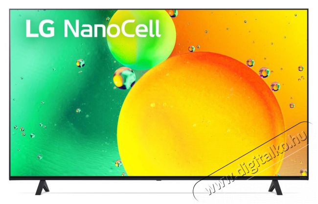 LG 55NANO753QC NanoCell Smart LED TV, 139cm, 4K, UHD, ThinQ AI, webOS Televíziók - LED televízió - UHD 4K felbontású - 494239