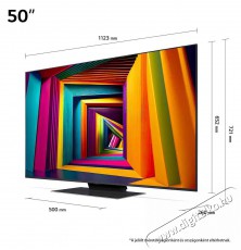 LG 50UT91003LA 4K UHD HDR Smart TV Televíziók - LED televízió - UHD 4K felbontású - 500724