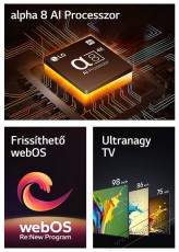 LG 50QNED85T3A 4K UHD HDR Smart QNED TV Televíziók - LED televízió - UHD 4K felbontású - 500713