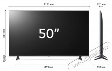 LG 50UR78003LK UHD SMART LED TV Televíziók - LED televízió - UHD 4K felbontású - 484579