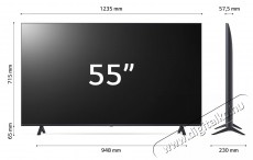 LG 55 55UR78GC0LK 4K UHD Smart LED TV Televíziók - LED televízió - UHD 4K felbontású - 501612