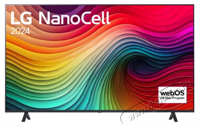 LG 55 55NANO82T3B 4K UHD HDR NanoCell Smart TV Televíziók - LED televízió - UHD 4K felbontású - 501098