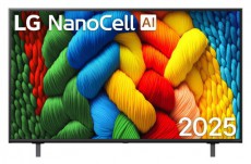 LG 50NANO80A3B 50 colos NanoCell AI NANO80 4K Smart TV 2025 Televíziók - LED televízió - UHD 4K felbontású - 506833