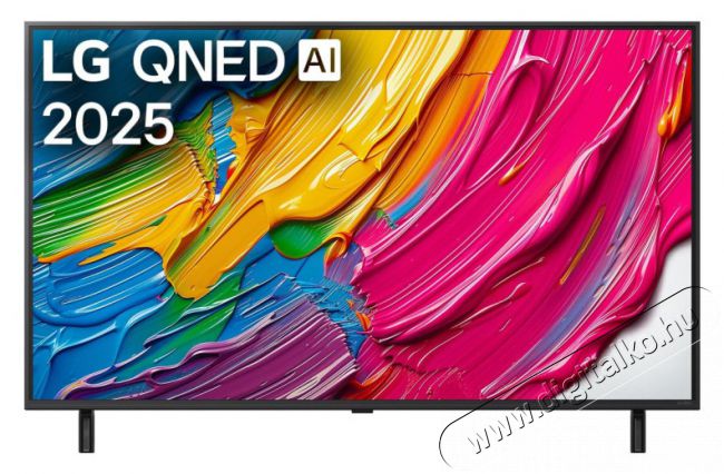 LG 50QNED80A3A 50 colos QNED AI QNED80 4K Smart TV 2025 Televíziók - LED televízió - UHD 4K felbontású - 506832