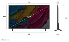 LG 50QNED80A3A 50 colos QNED AI QNED80 4K Smart TV 2025 Televíziók - LED televízió - UHD 4K felbontású - 506832