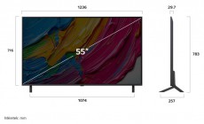 LG 55QNED80A3A 55 colos QNED AI QNED80 4K Smart TV 2025 Televíziók - LED televízió - UHD 4K felbontású - 506896