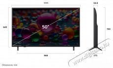 LG 50UA74003LB UHD Smart LED telev&iacute;zi&oacute; Telev&iacute;zi&oacute;k - LED telev&iacute;zi&oacute; - UHD 4K felbont&aacute;s&uacute; - 531427