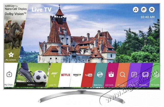 LG 60SJ810V SUPER Ultra HD Smart LED televízió Televíziók - LED televízió - UHD 4K felbontású - 331403
