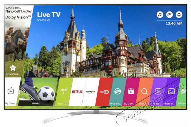 LG 65SJ850V SUPER Ultra HD Smart LED televízió Televíziók - LED televízió - UHD 4K felbontású - 321906