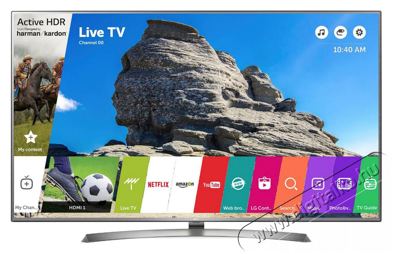 LG 65UJ701V Ultra HD Smart LED televízió Televíziók - LED televízió - UHD 4K felbontású - 340503