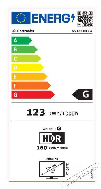 LG 65UP80003LA UHD Smart LED Telev&iacute;zi&oacute; Telev&iacute;zi&oacute;k - LED telev&iacute;zi&oacute; - UHD 4K felbont&aacute;s&uacute; - 370683