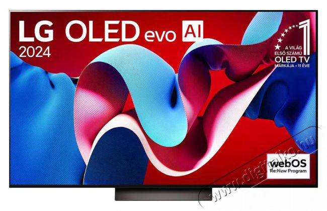 LG OLED65C41LA 4K UHD Smart OLED evo TV Televíziók - OLED televízió - UHD 4K felbontású - 500708