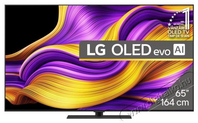 LG 65G53LS OLED evo telev&iacute;zi&oacute;, 164 cm, Smart, 4K Ultra HD, 100 Hz, E energiaoszt&aacute;ly (2025-&ouml;s modell) Telev&iacute;zi&oacute;k - OLED telev&iacute;zi&oacute; - UHD 4K felbont&aacute;s&uacute; - 535420