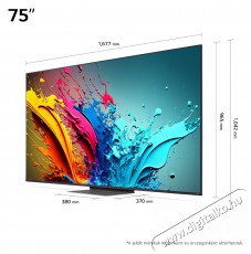 LG 75QNED86T3A 4K UHD HDR Smart QNED TV Televíziók - LED televízió - UHD 4K felbontású - 500718