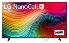 LG 75NANO81T3A NanoCell 4K, Ultra HD, Smart TV Televíziók - LED televízió - UHD 4K felbontású - 500728