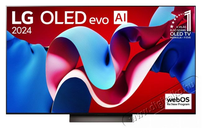 LG OLED77C41LA 4K UHD Smart OLED evo TV Televíziók - OLED televízió - UHD 4K felbontású - 500710