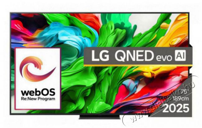 LG 75 QNED evo 75QNED86A3A 4K AI Smart TV 2025, MiniLED tv, webOS, okos tv, HDR, ultranagy tv 189cm Telev&iacute;zi&oacute;k - LED telev&iacute;zi&oacute; - UHD 4K felbont&aacute;s&uacute; - 507131