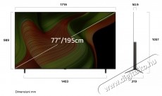 LG 77B53LA OLED telev&iacute;zi&oacute;, 195 cm, Smart, 4K Ultra HD, 100 Hz, F energiaoszt&aacute;ly (2025-&ouml;s modell) Telev&iacute;zi&oacute;k - OLED telev&iacute;zi&oacute; - UHD 4K felbont&aacute;s&uacute; - 535423