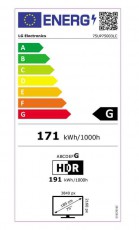 LG 75UP75003LC Ultra HD LED Smart televízió Televíziók - LED televízió - UHD 4K felbontású - 370685
