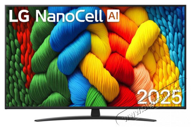 LG 86NANO81A3A 86 colos NanoCell AI NANO81 4K Smart TV 2025 Televíziók - LED televízió - UHD 4K felbontású - 506797