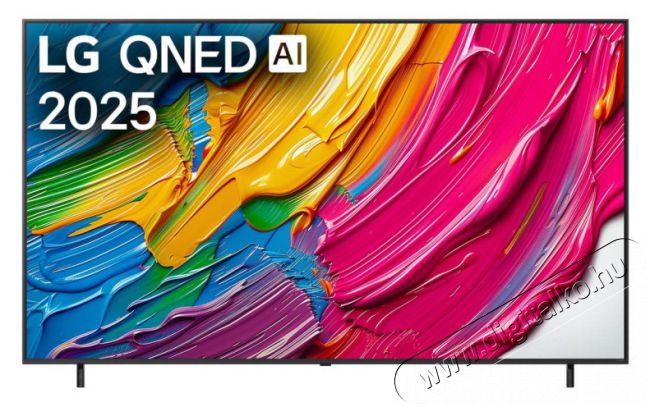 LG 86QNED80A3A 86 colos QNED AI QNED80 4K Smart TV 2025 Televíziók - LED televízió - UHD 4K felbontású - 506796