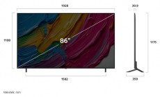 LG 86QNED80A3A 86 colos QNED AI QNED80 4K Smart TV 2025 Televíziók - LED televízió - UHD 4K felbontású - 506796